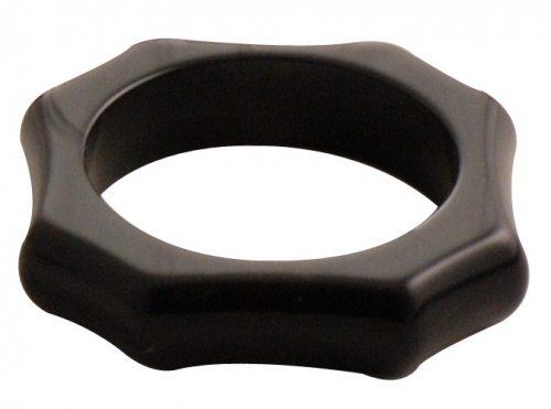 Rond de serviette nacré noir