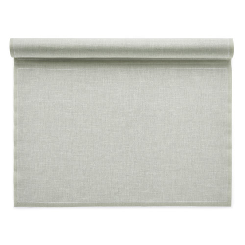 Rouleau de 12 sets de table en lin 48 x32 cm pr&eacute;d&eacute;coup&eacute;s Vert d'eau