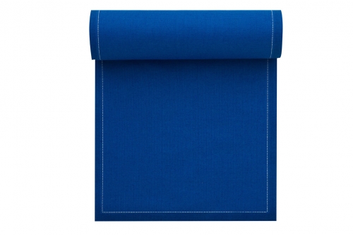 Rouleau de 25 serviettes Bleu roi prédécoupées 20 x 20 cm