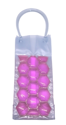 Sac isotherme rafra&icirc;chisseur pour 1 bouteille - 35 cm X 9.5 cm X 8.5 cm Rouge