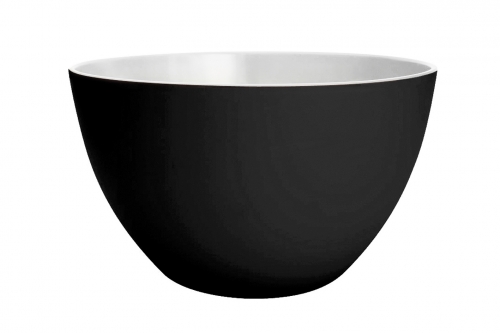 Saladier 18  cm noir/blanc