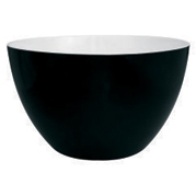 Saladier 22  cm noir/blanc
