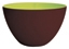 Saladier 28 cm chocolat/vert