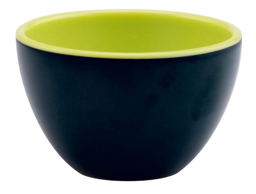 Saladier 28 cm noir/vert