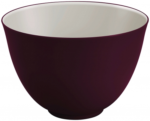 Saladier diam&egrave;tre 25 chocolat / gris