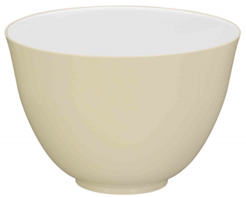Saladier diam&egrave;tre 25 cm Vestah de Platex beige/lumi&egrave;re