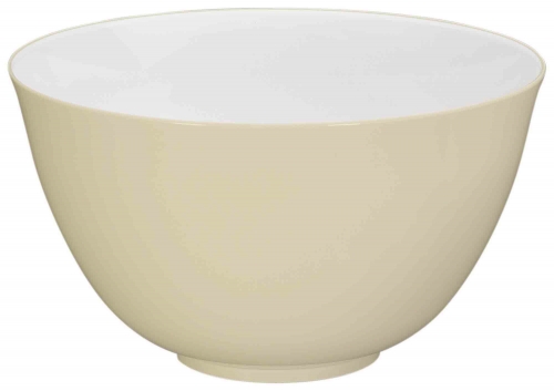 Saladier diam&egrave;tre 30 cm Vestah de Platex beige/lumi&egrave;re