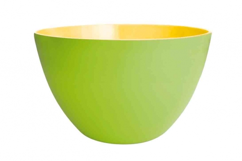 Saladier DUO 22 cm vert ext&eacute;rieur / jaune int&eacute;rieurZak ! Designs