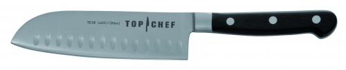 Santoku alv&eacute;ol&eacute; 17cm Top Chef