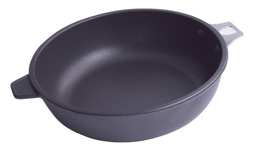 Sauteuse choc induction d&eacute;montable 20  cm sans couvercle