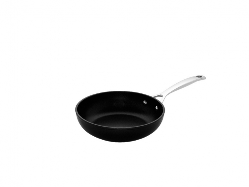 Sauteuse évasée Les Forgées 24 cm anti adhérente noire (sans couvercle)