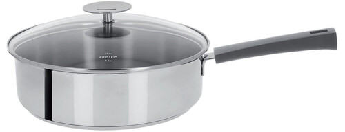 Sauteuse inox &oslash; 26cm Mutine &agrave; poign&eacute;e fixe grise