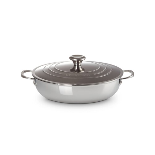 Sauteuse Provençale 30Cm Inox Sig. &Couv.