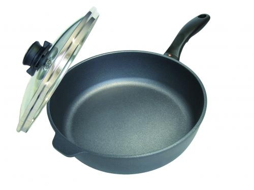 Sauteuse Swiss Diamond 28 cm avec couvercle en verre. 4.2 L. Induction