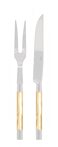 Service à découper Conty nacré naturel