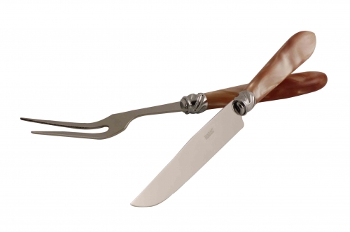 Service à découper Diana corne