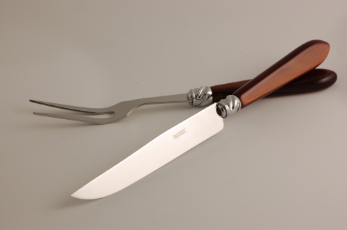 Service à découper Diana marron