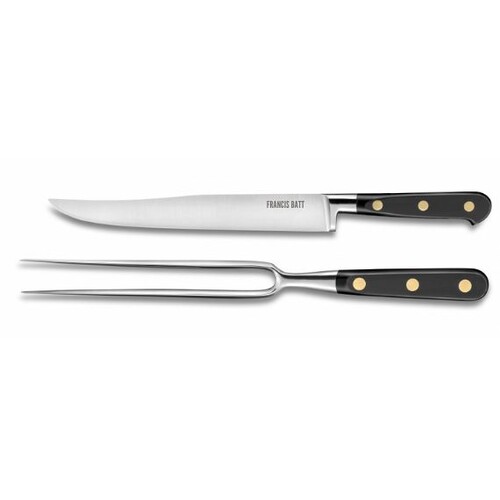 Service à découper Forgé Pro : Couteau à découper 20 cm & Fourchette 20 cm manch