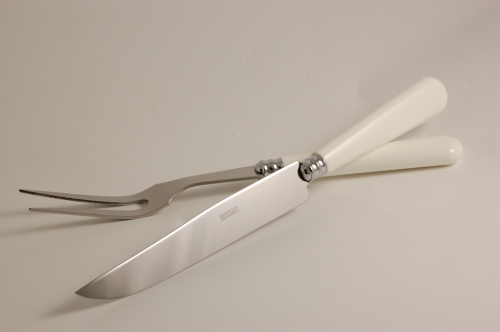 Service à découper Newbridge blanc écume