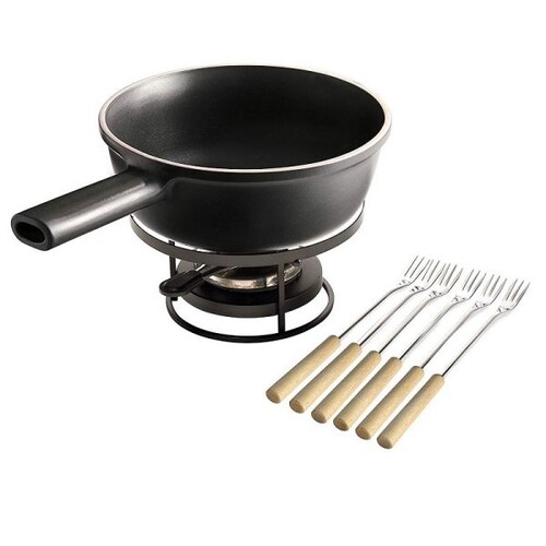 Service &agrave; fondue couleur Ardoise