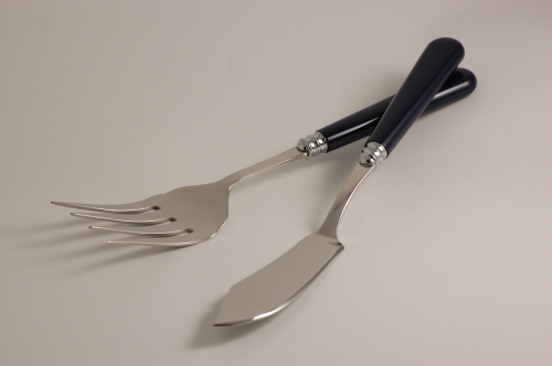 Service à  poisson Newbridge bleu marine