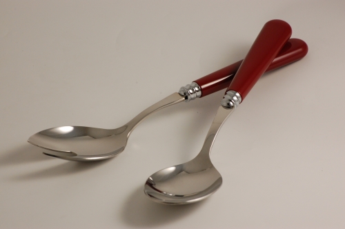 Service à salade Newbridge cerise