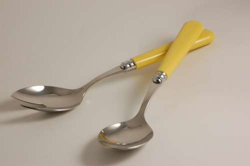 Service à salade Newbridge jaune