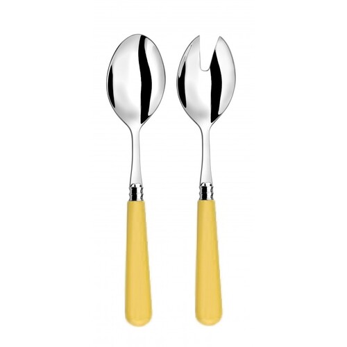 Service à salade Newbridge jaune tournesol