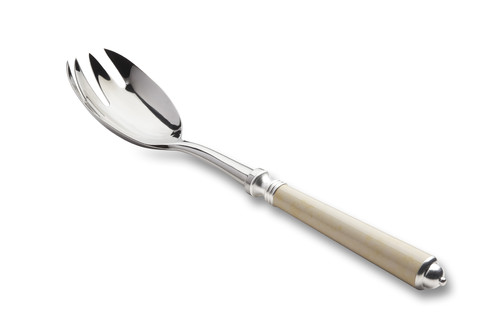 Service à salade Séville ivoire haut forgé inox