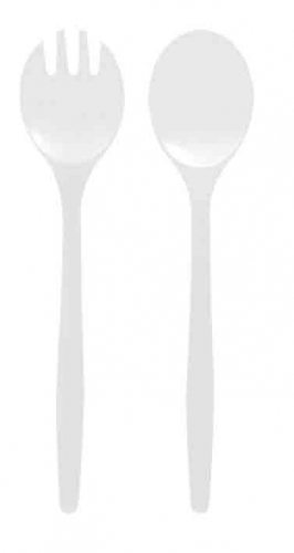 Service salade 23 cm blanc unis