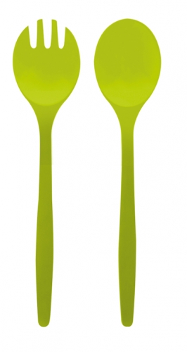 Service salade 32 cm vert unis
