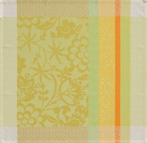 Serviette de table Le Jacquard Français 58x58 Provence Citron Vert 100% coton