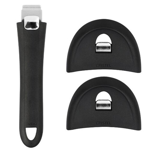 SET 1 POIGNEE ET 2 ANSES MUTINE 02  AMOVIBLE - NOIR