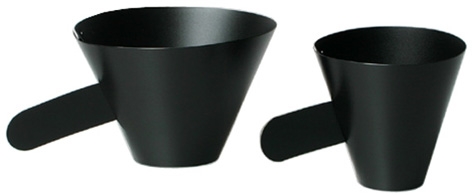 Set 2 entonnoirs pour  mise en bouche 1 petit et 1 grand