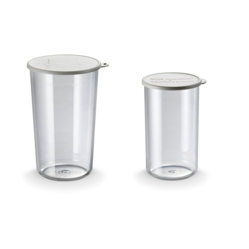 Set de 2 gobelets 400 ml et 600 ml avec couvercle