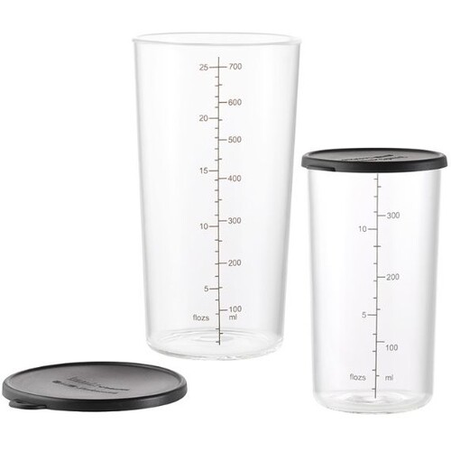 Set de 2 gobelets en verre, 400 et 700 ml
