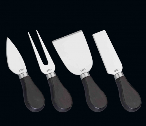 Set de 3 couteaux et une fourchette &agrave; fromage Umbria de la marque Cilio