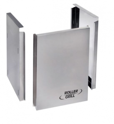 Set de 3 parois d'habillage inox pour planchas Roller Grill 60 cm