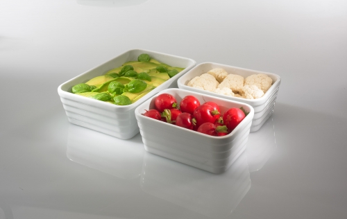 Lot De 3 Petits Plats De Service En Faïence - Multicolore - Sans Marque - Occasion