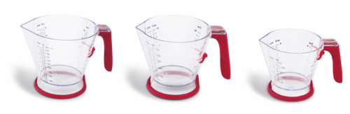 Set de 3 verres mesureurs