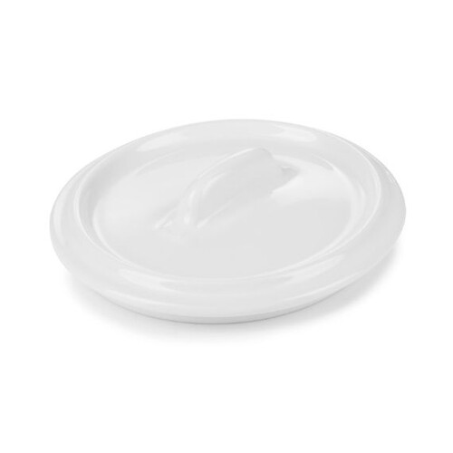 Set de 4 bc couvercle cocotte ovale 25cl blanc