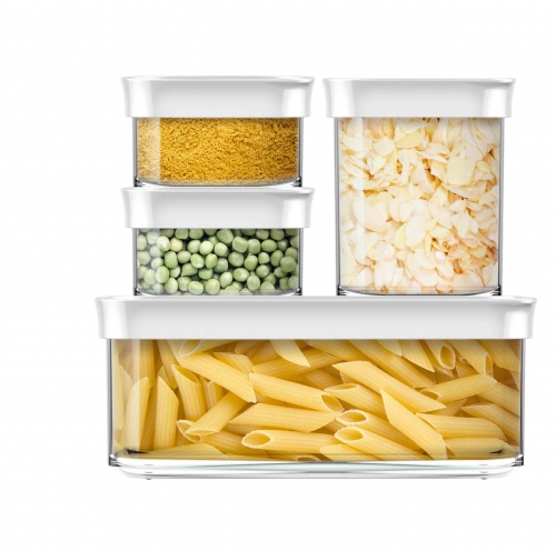 Set de 4 bo&icirc;tes &agrave; provisions Emsa Optima 'Starter' 0,18 L/0,18L /1 L/1,6 L