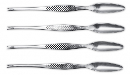 Set de 4 curettes/cuill&egrave;res &agrave; homard 20 cm Global