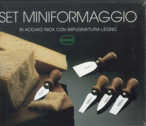 Set de 5 petits couteaux &agrave; fromage