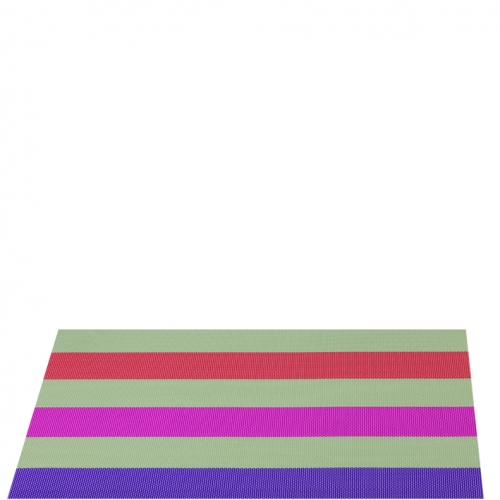 Set de table lavable 35x48 ray&eacute; rouge