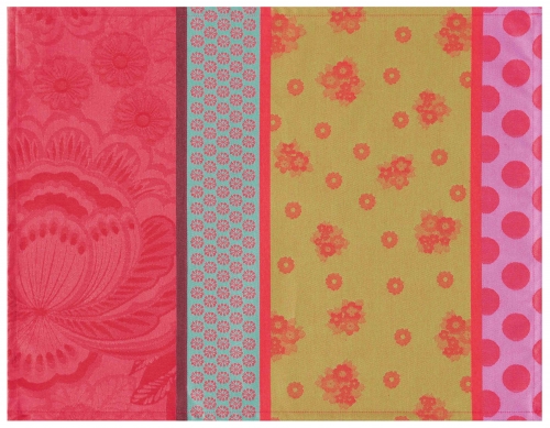 Set de table Le Jacquard Fran&ccedil;ais 48x36 cm Zingaro folk enduit