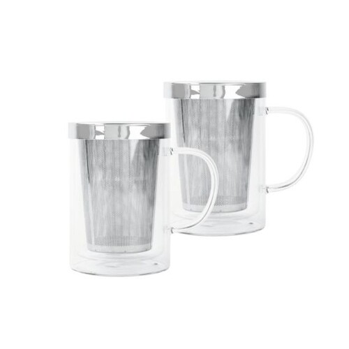 Set \'tea for two\' 2 tasses a the double paroi 0,4 l verbena avec sachet tisane
