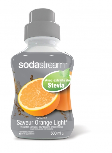 Sirop concentr&eacute; orange light stevia 500ml