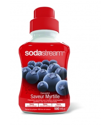 Sirop concentr&eacute; saveur myrtille 500 ml