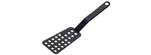 Spatule nylon perforée ( t° maxi 220°) lg 28.3cm largeur 6.6